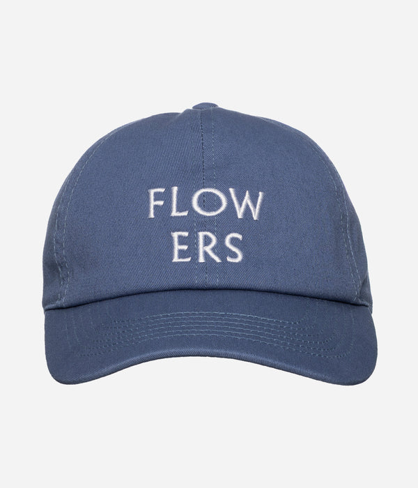 LOOSEJOINTS "NORITERU MINEZAKI - 'FLOWERS' BASEBALL CAP" G.BLUE