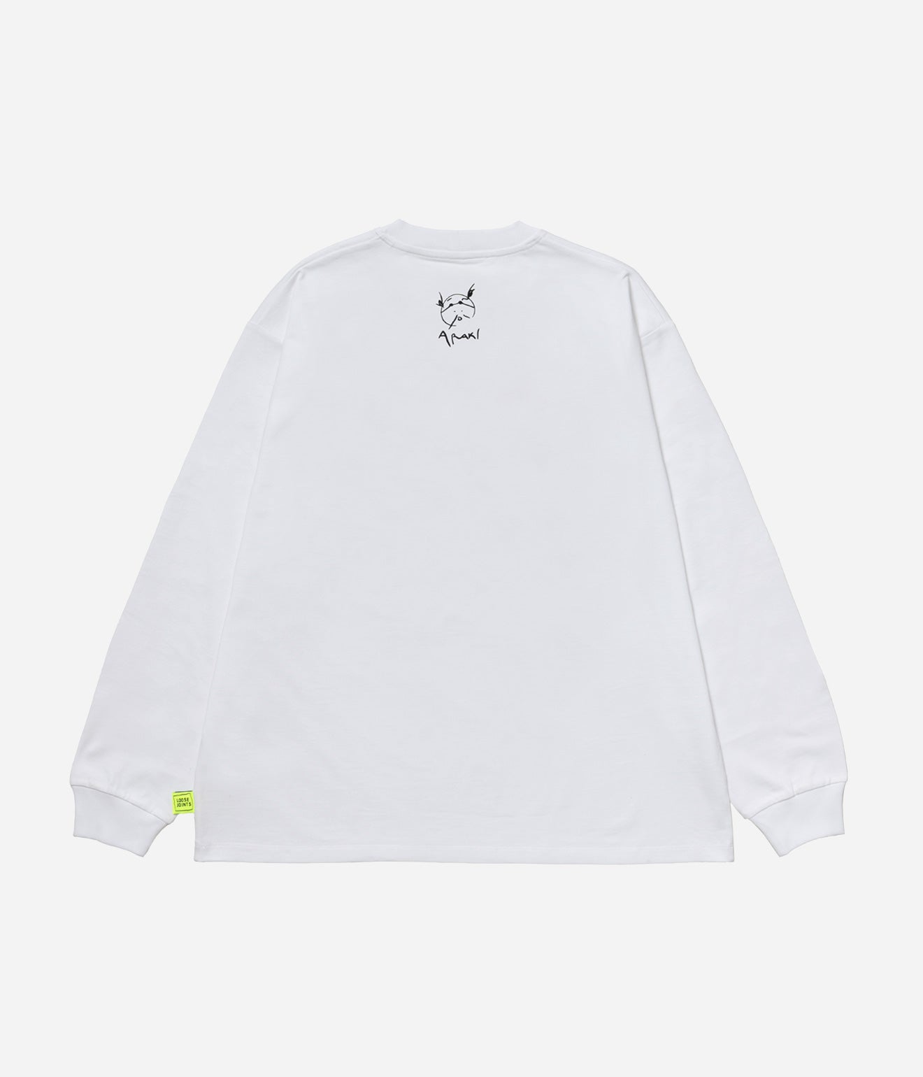 LOOSEJOINTS "NOBUYOSHI ARAKI 'FLOWERS' L/S T" WHITE