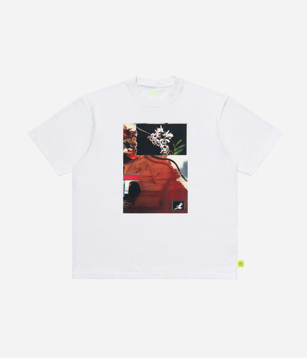 LOOSEJOINTS "TOMOO GOKITA - 'NINJA LOVE FLOWER S' S/S T" WHITE