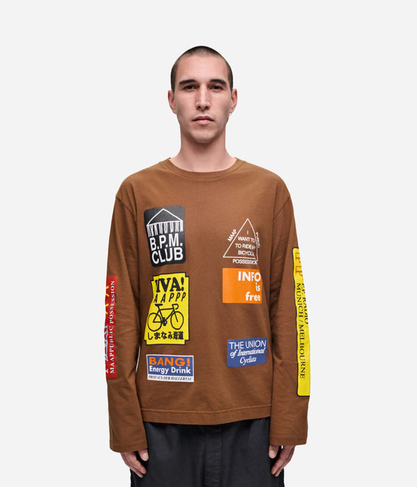Public Possession & MAAP "Trail" Longsleeve Brown