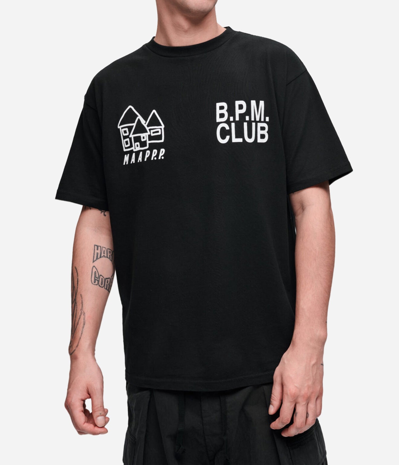 Public Possession & MAAP "VIVA!" T-Shirt Black
