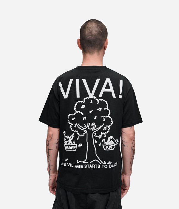 Public Possession & MAAP "VIVA!" T-Shirt Black