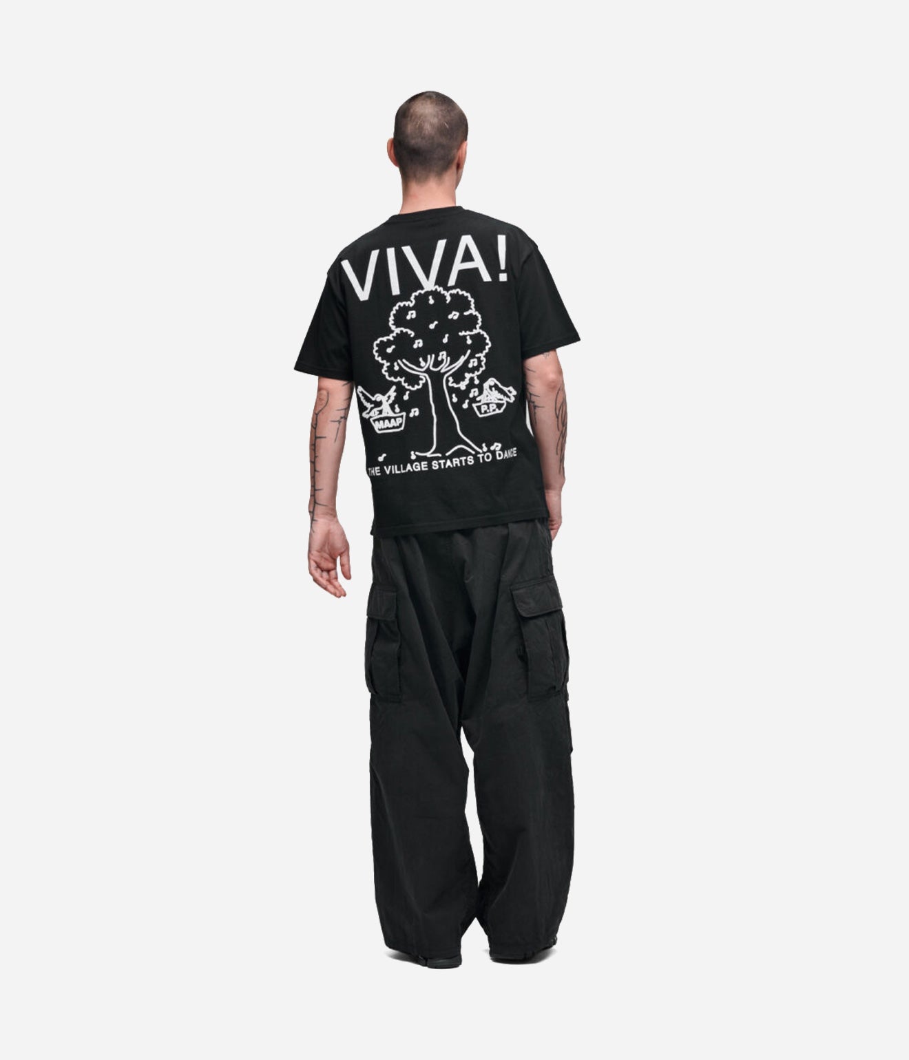 Public Possession & MAAP "VIVA!" T-Shirt Black