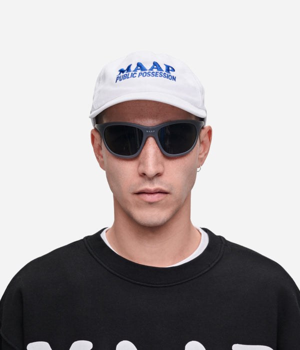 Public Possession & MAAP "Logo" Cap White