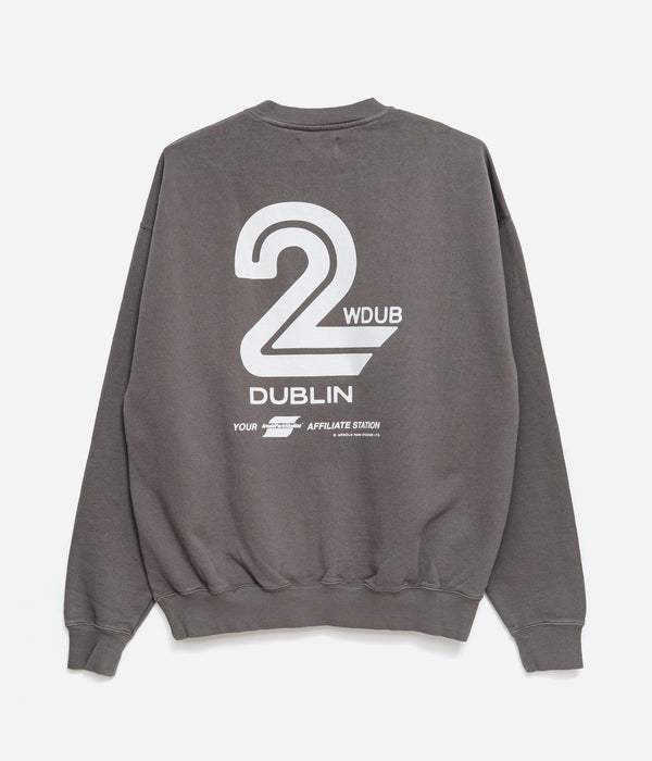 Arnold Park Studios "FAMILY OF NETWORKS CREW NECK" PIGMENT GREY - WEAREALLANIMALS