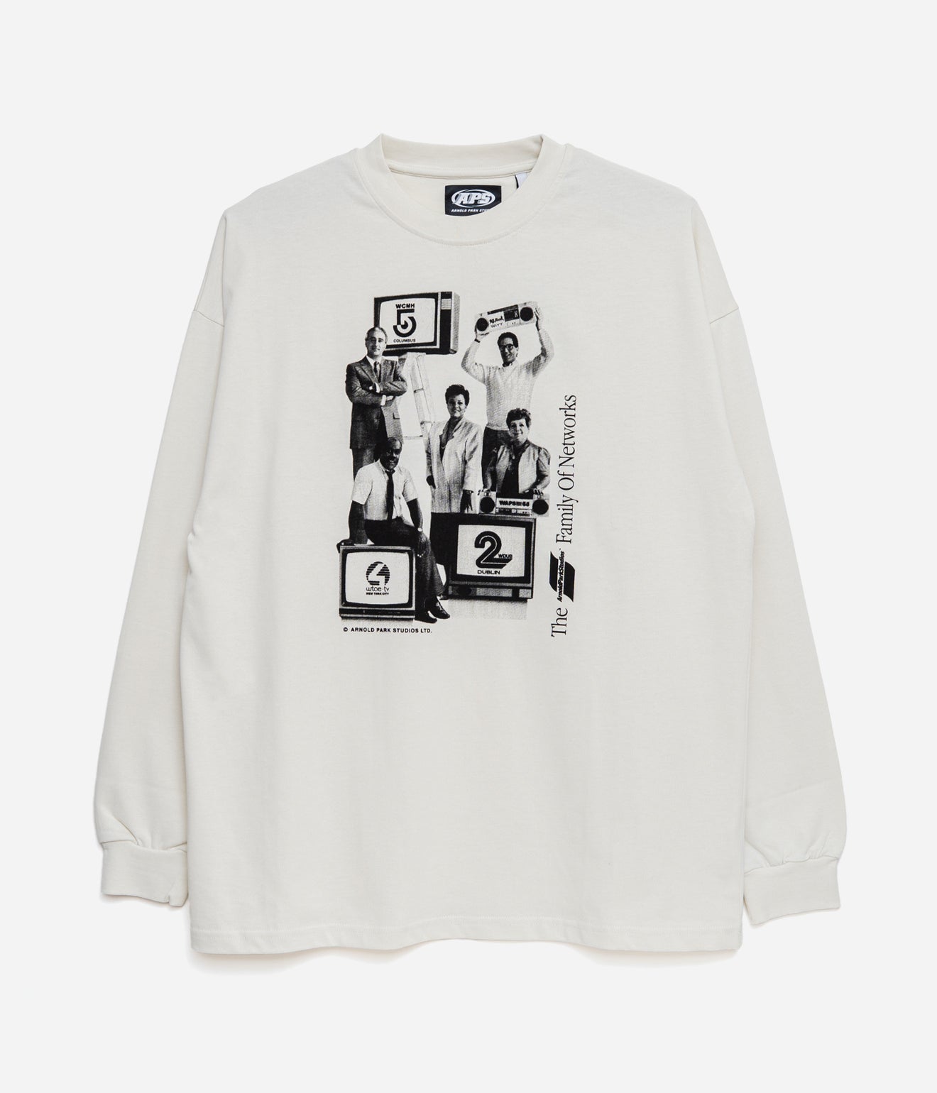 Arnold Park Studios "FAMILY OF NETWORKS LONG SLEEVE" ANTIQUE WHITE - WEAREALLANIMALS