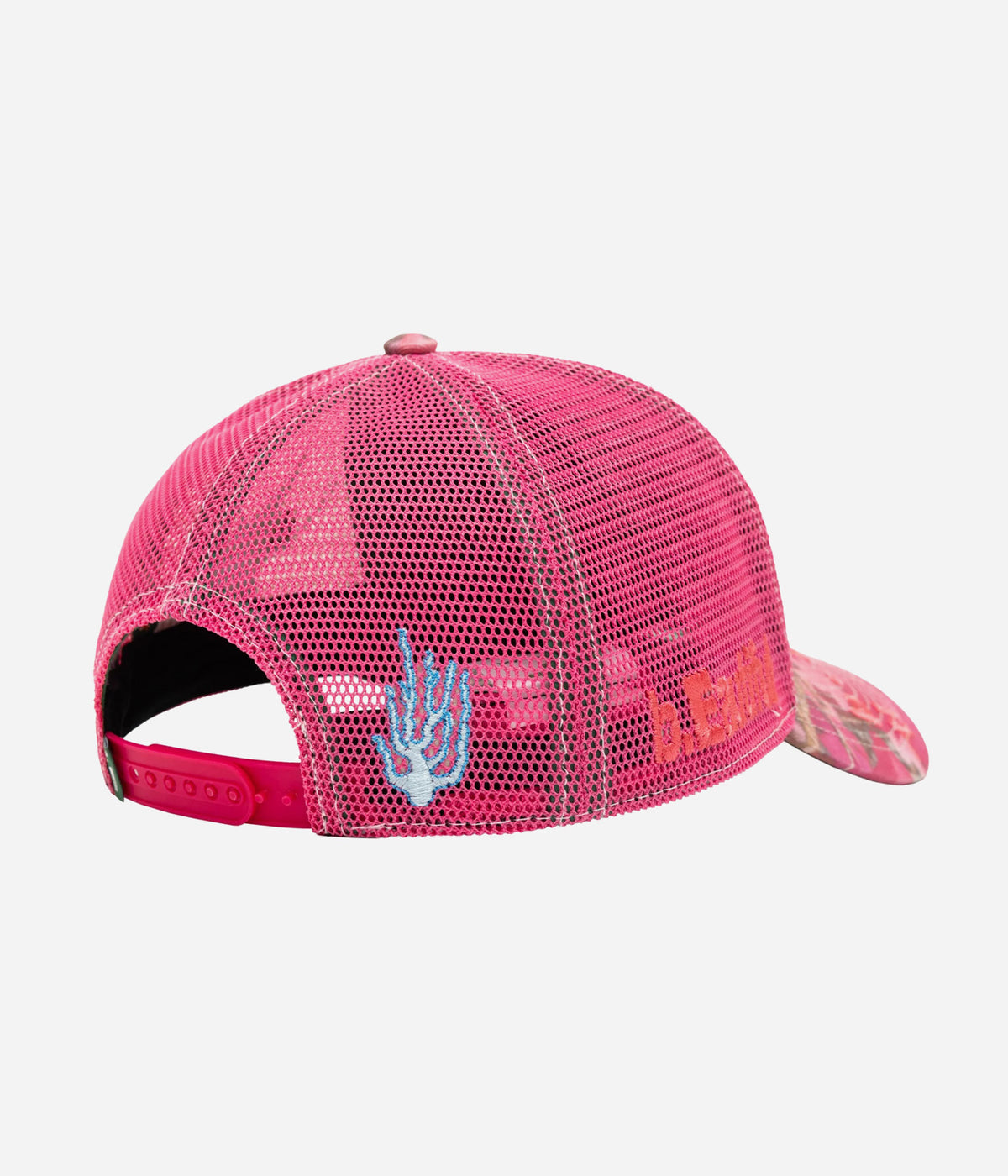 b.Eautiful "Biyu Hat" Pink Real Camo / Hot Pink
