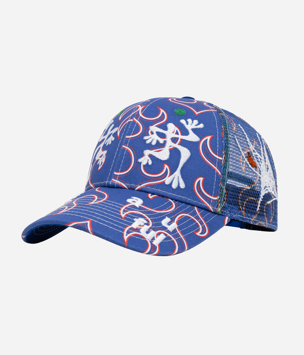 b.Eautiful "Biyu Hat" White Flame / Blue