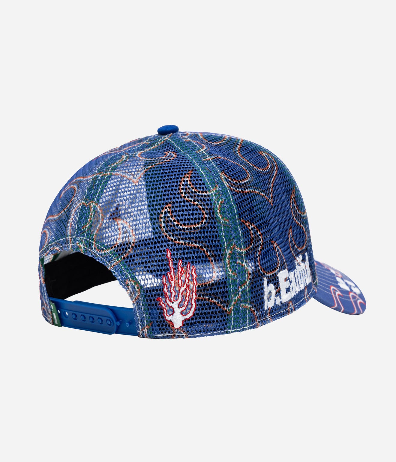 b.Eautiful "Biyu Hat" White Flame / Blue