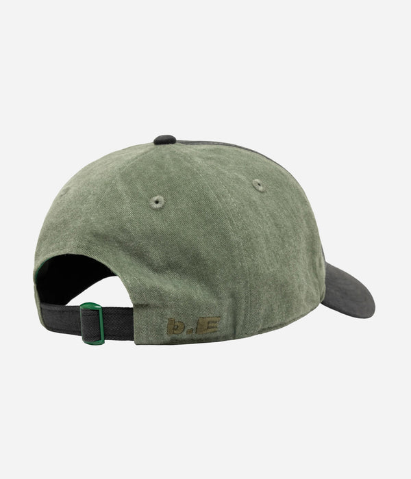 b.Eautiful "Empty Low Profile Hat" Washed Black / Washed Moss