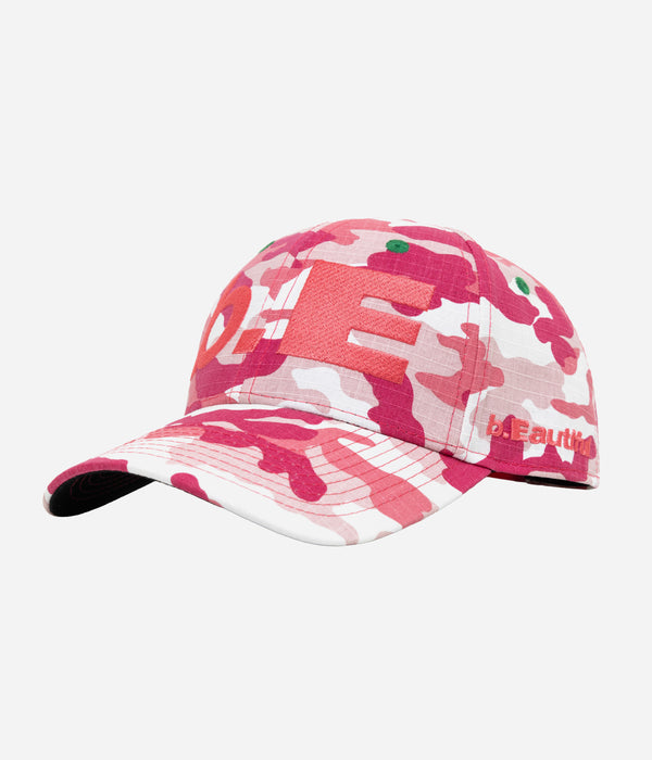 b.Eautiful "b.E Hat" Pink Hat Camo / Hot Pink