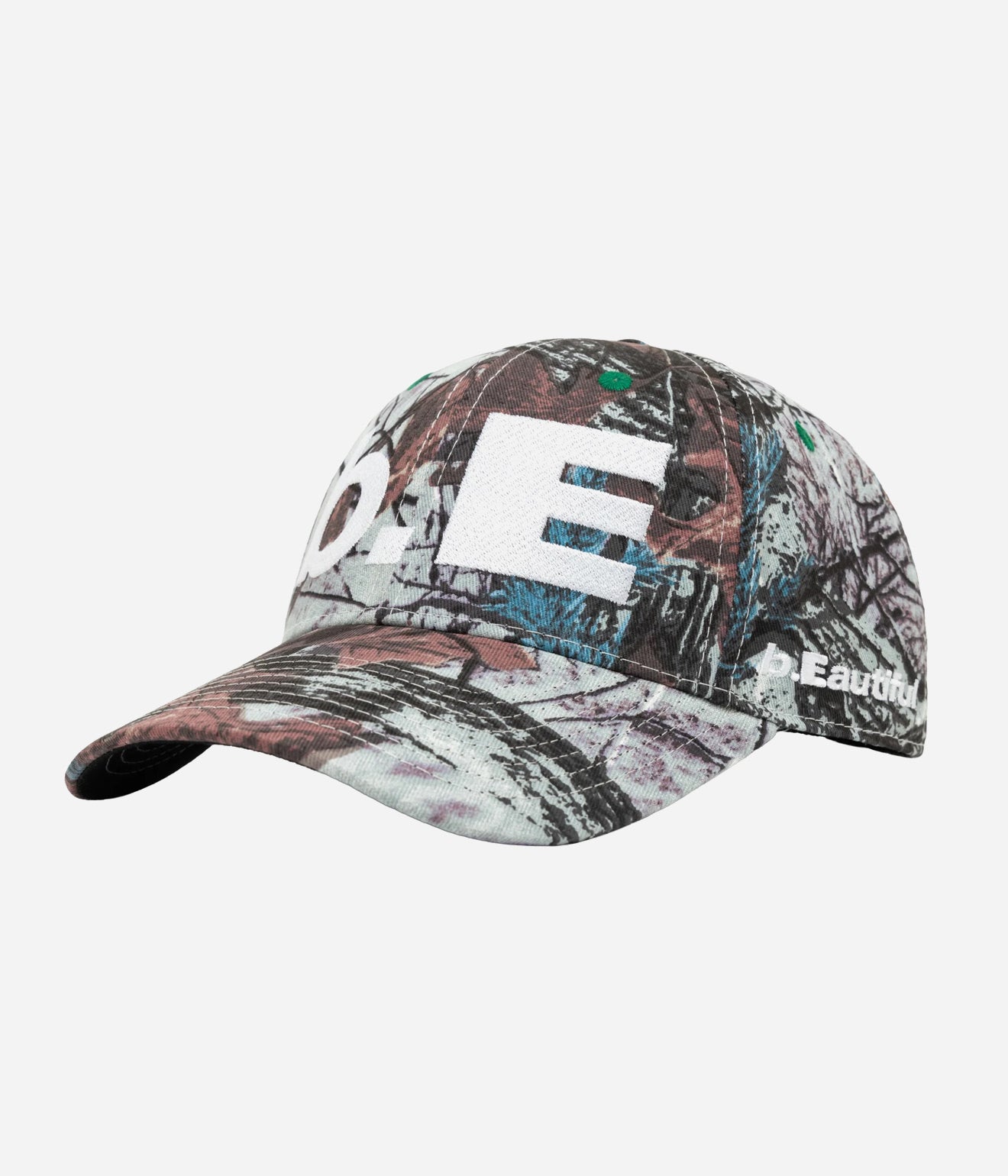 b.Eautiful "b.E Hat" Stone Blue Real Camo / White