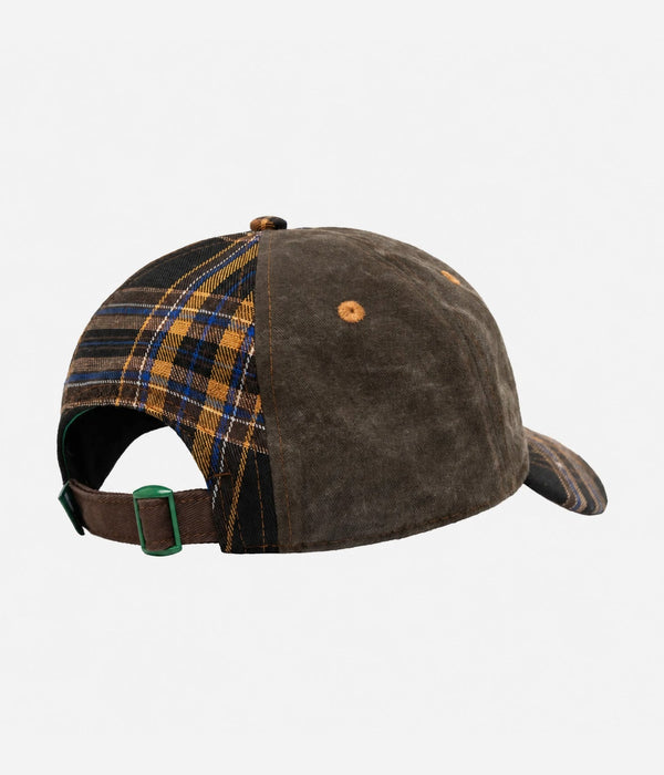 b.Eautiful "B-Turn Low Profile Hat" Brown Plaid - WEAREALLANIMALS