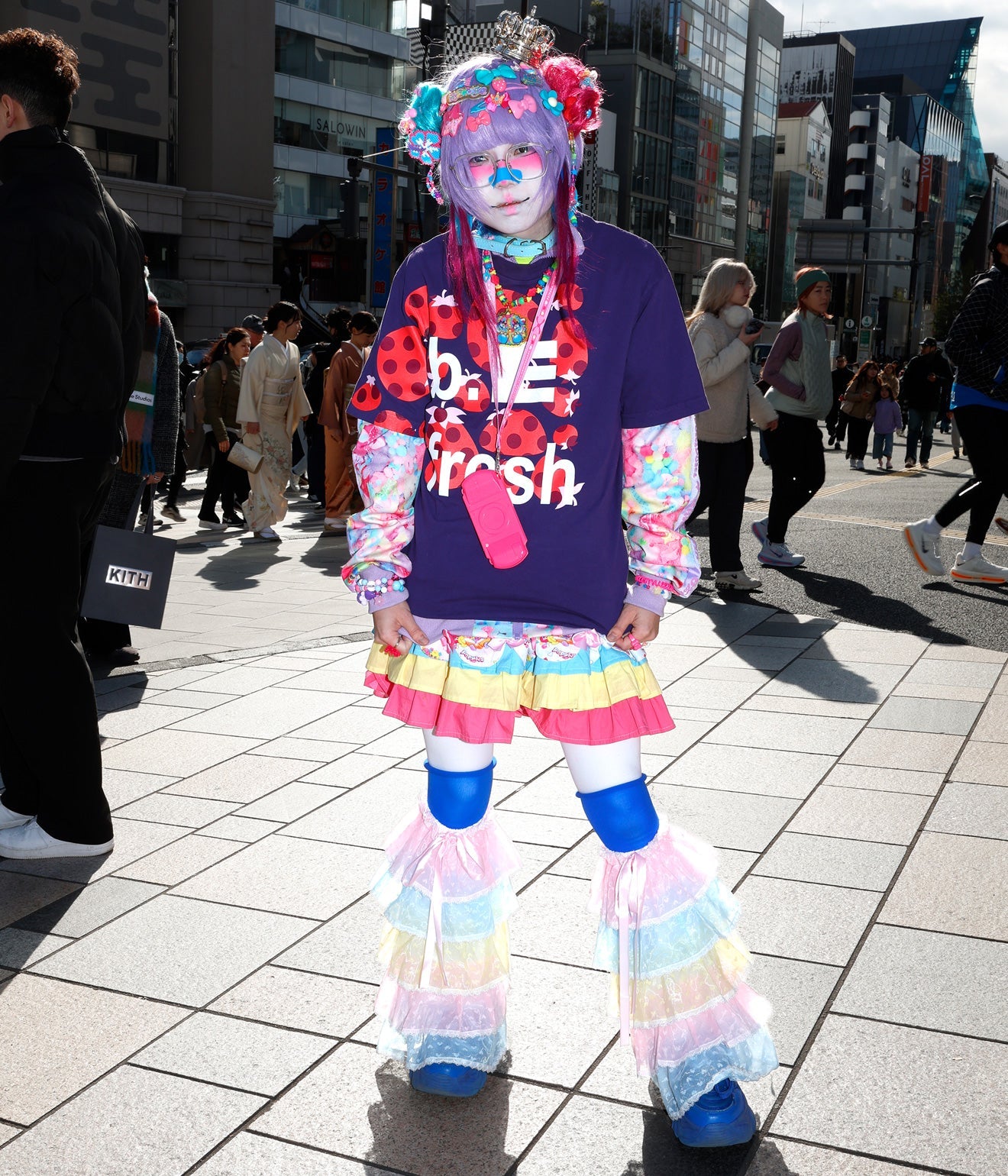 b.Eautiful "b.E Fresh T-Shirt" Purple - WEAREALLANIMALS