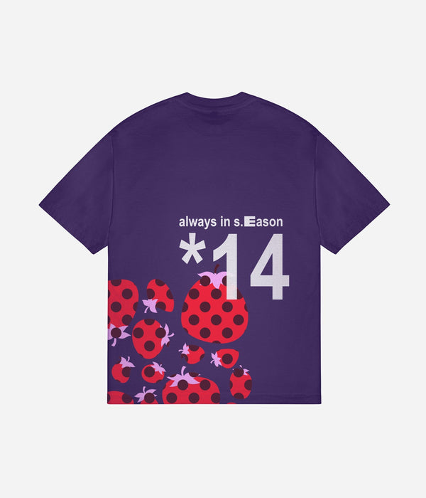 b.Eautiful "b.E Fresh T-Shirt" Purple - WEAREALLANIMALS