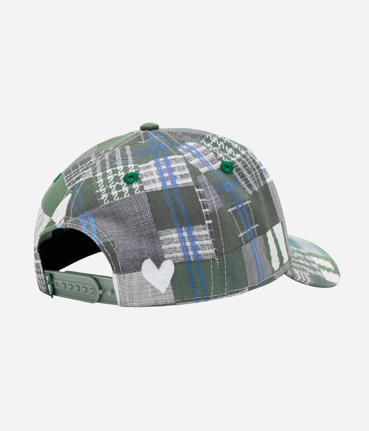 b.Eautiful "b.E Hat" Green Mix Checker - WEAREALLANIMALS
