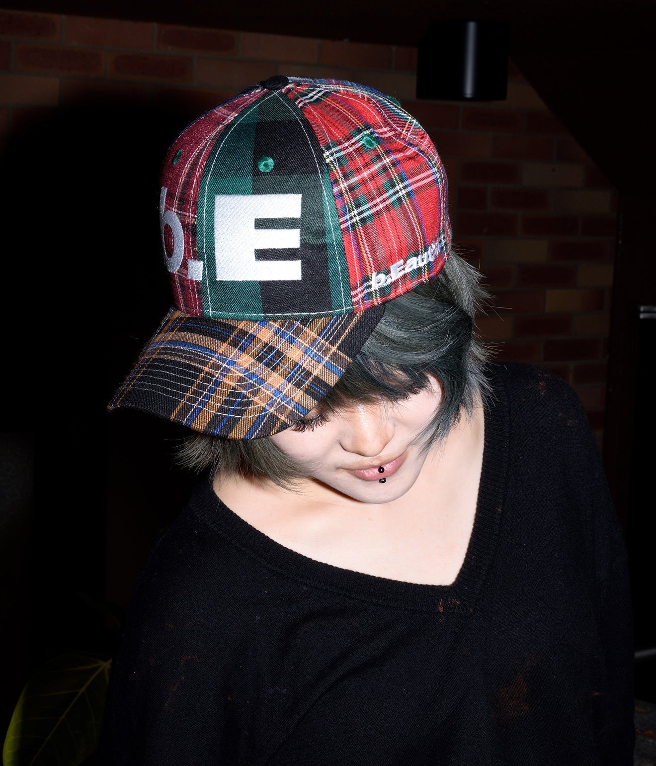 b.Eautiful "b.E Hat" Mix Plaid - WEAREALLANIMALS