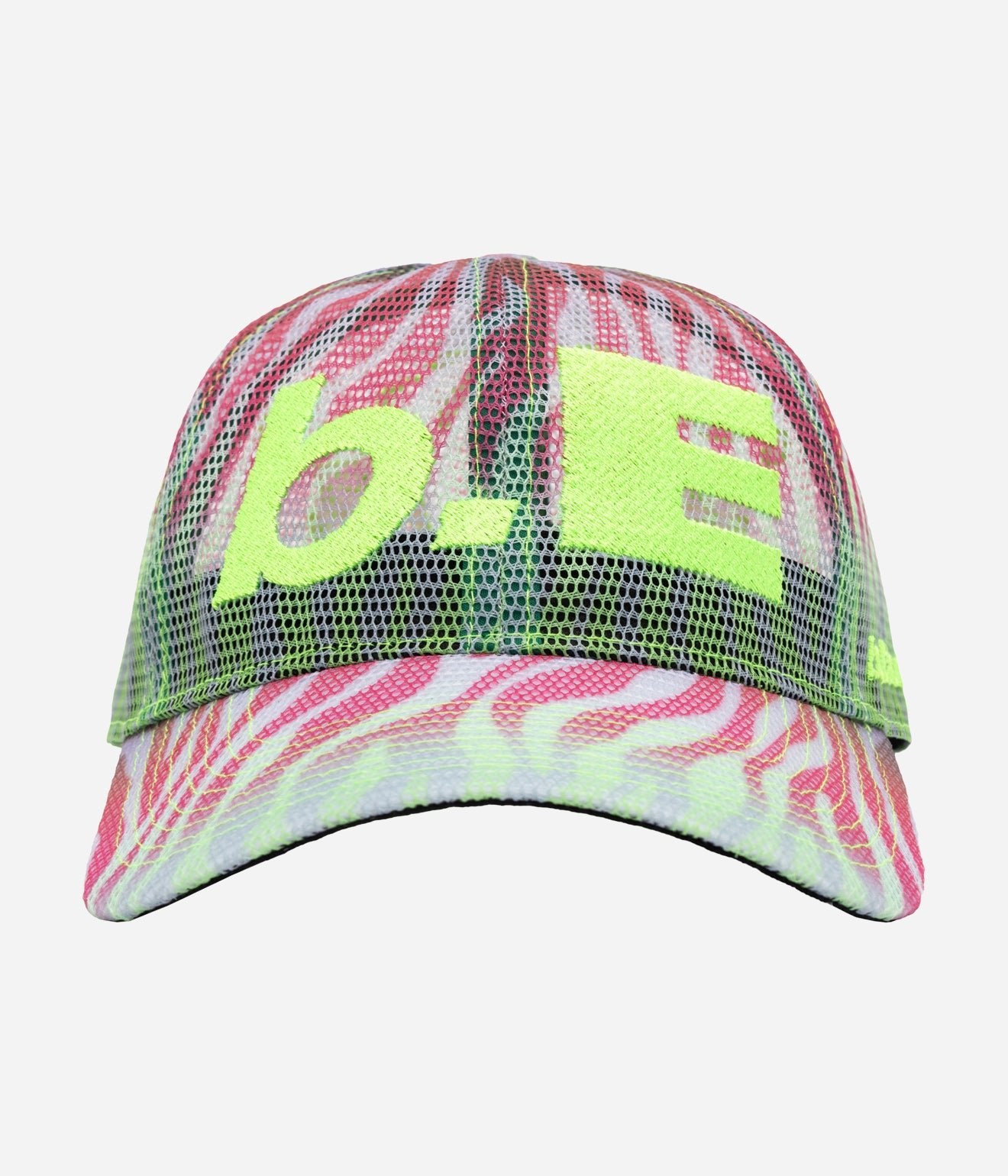 b.Eautiful "b.E Hat" Multi Zebra Mesh / Highlighter - WEAREALLANIMALS
