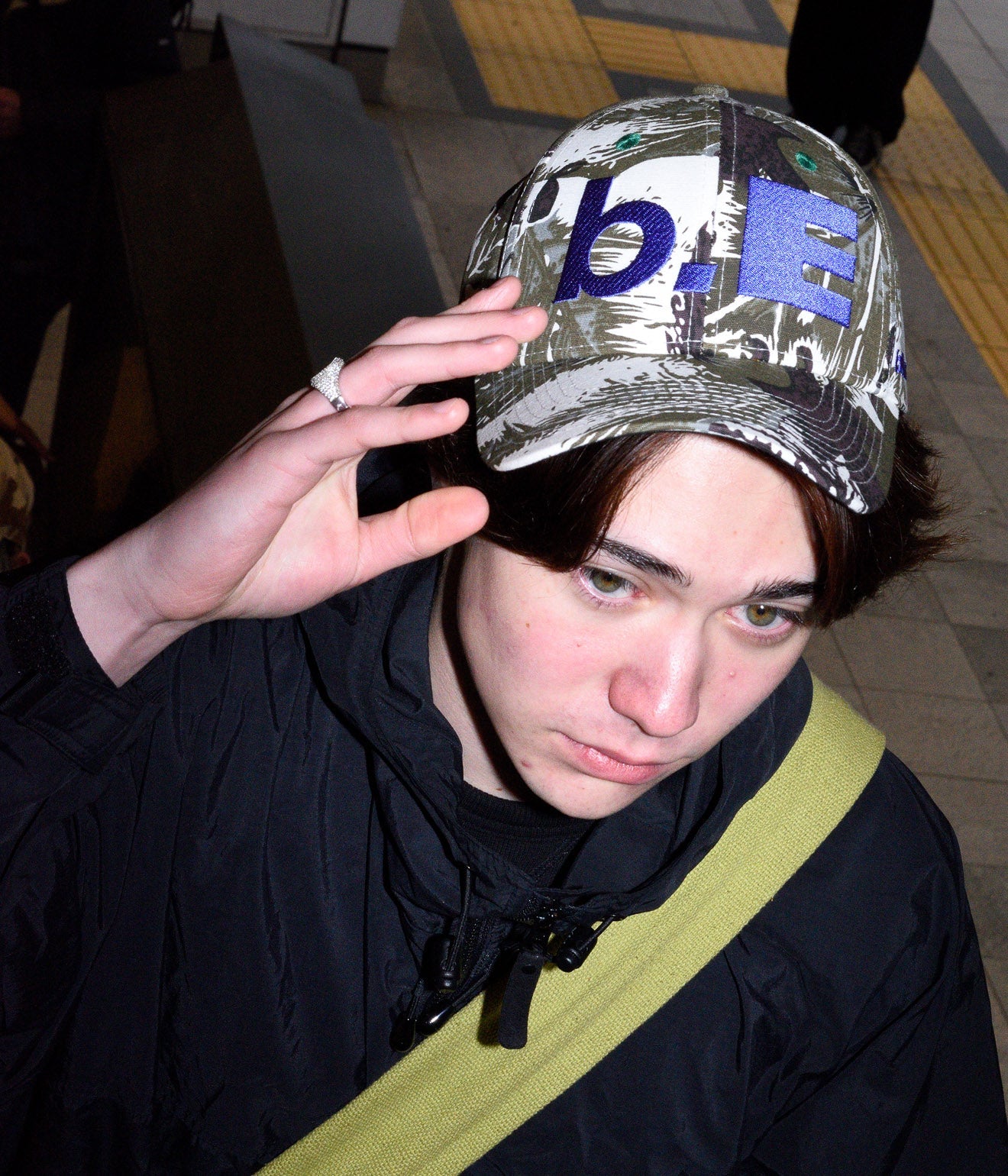 b.Eautiful "b.E Hat" Oak Camo / Deep Blue - WEAREALLANIMALS