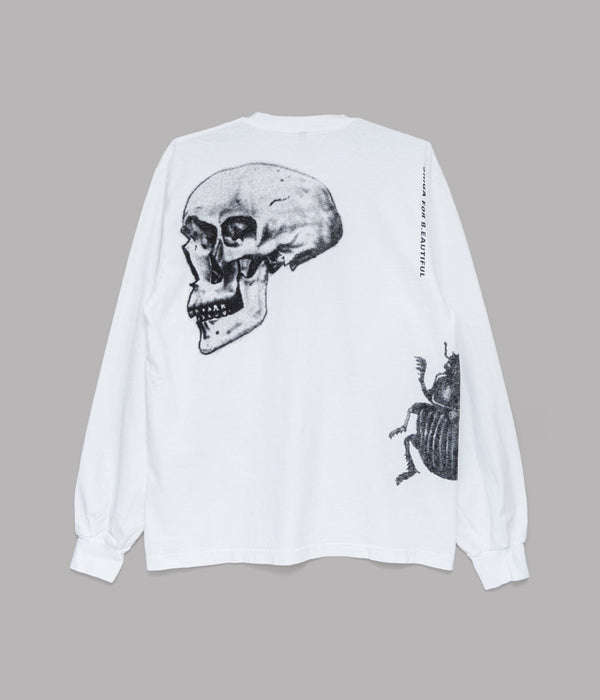 b.Eautiful "b.Eautiful x Shiga Ram LS Shirt" White - WEAREALLANIMALS