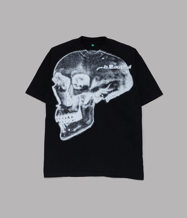 b.Eautiful "b.Eautiful x Shiga Skull T-Shirt" Black - WEAREALLANIMALS