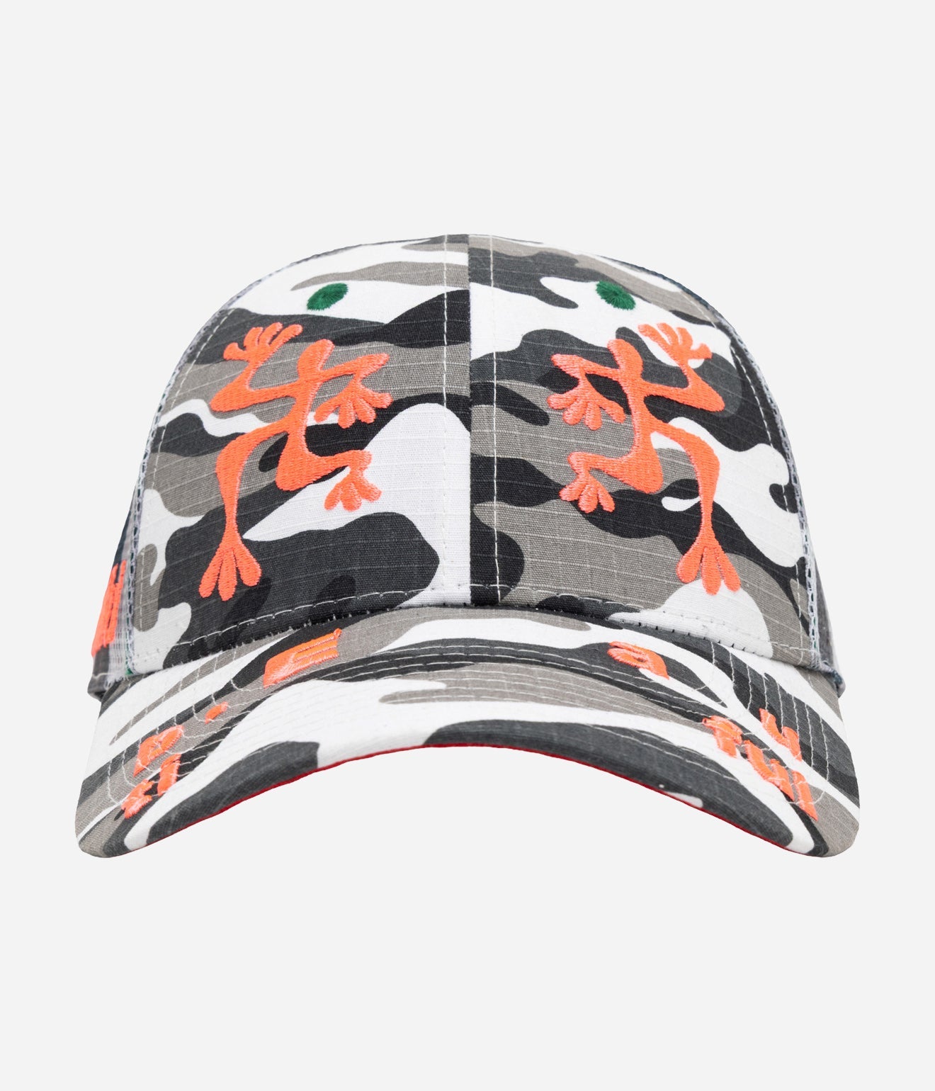 b.Eautiful "Biyu Hat" Black White Camo / Buffalo Check - WEAREALLANIMALS