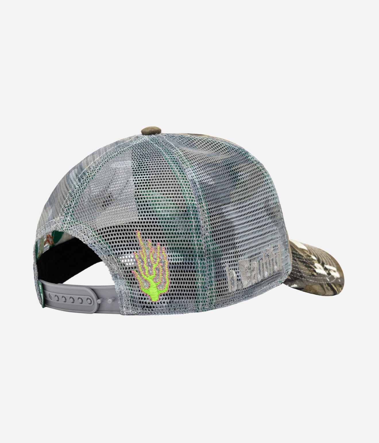 b.Eautiful "Biyu Hat" Peak Camo / Grey Camo - WEAREALLANIMALS