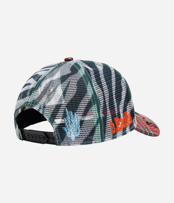 b.Eautiful "Biyu Hat" Red Plaid / Zebra - WEAREALLANIMALS