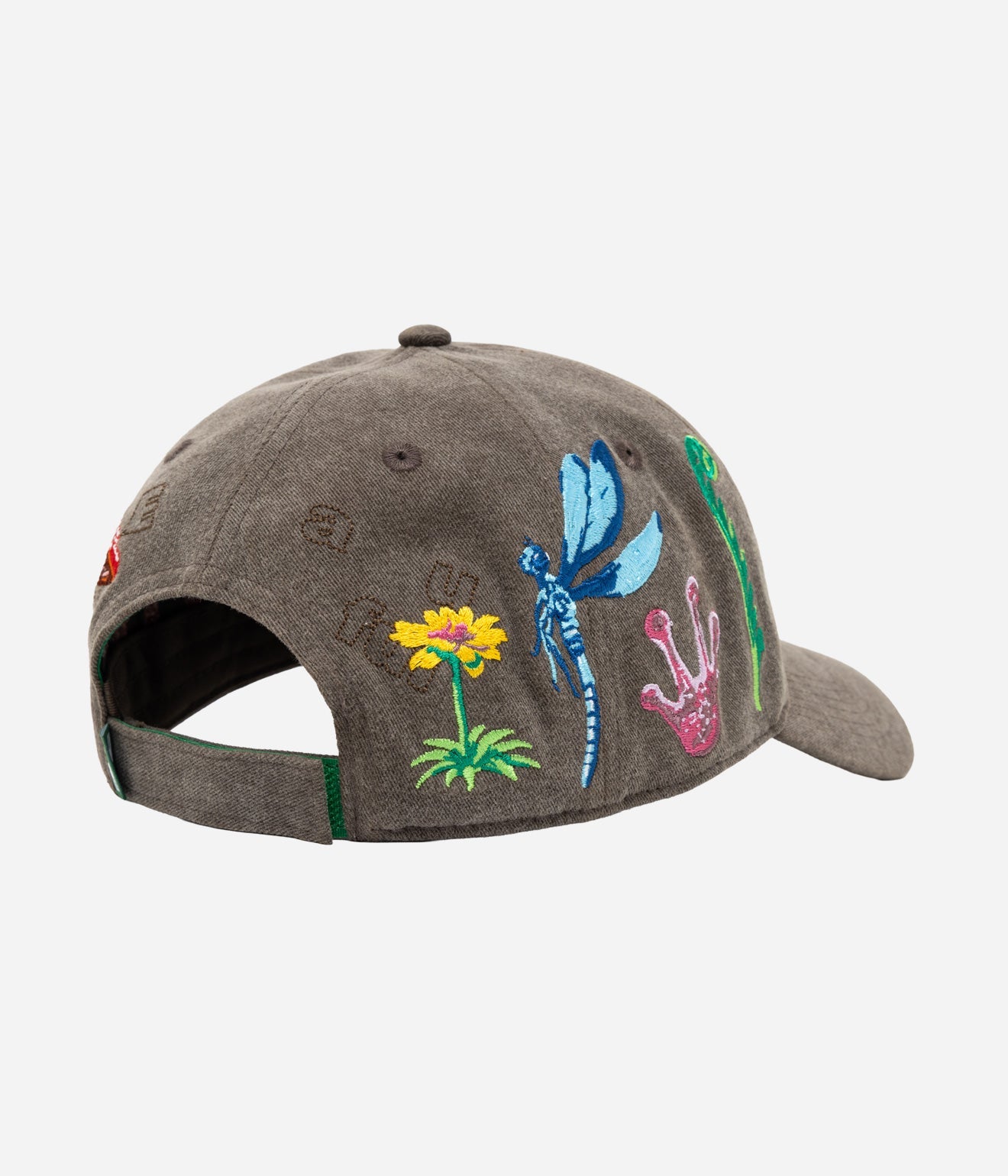b.Eautiful "Critters 6 Panel Hat" Washed Brown - WEAREALLANIMALS
