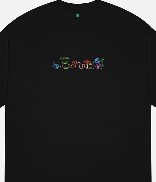 b.Eautiful "Critters T-Shirt" Black - WEAREALLANIMALS