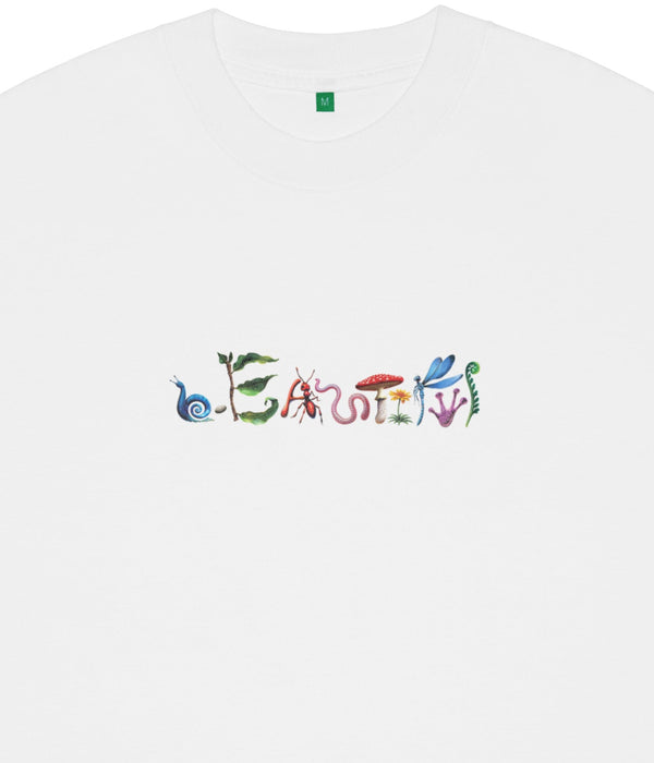 b.Eautiful "Critters T-Shirt" White - WEAREALLANIMALS