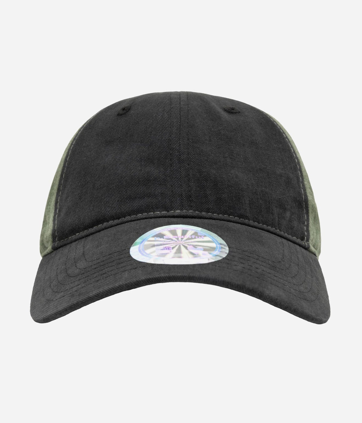 b.Eautiful "Empty Low Profile Hat" Washed Black / Washed Moss - WEAREALLANIMALS