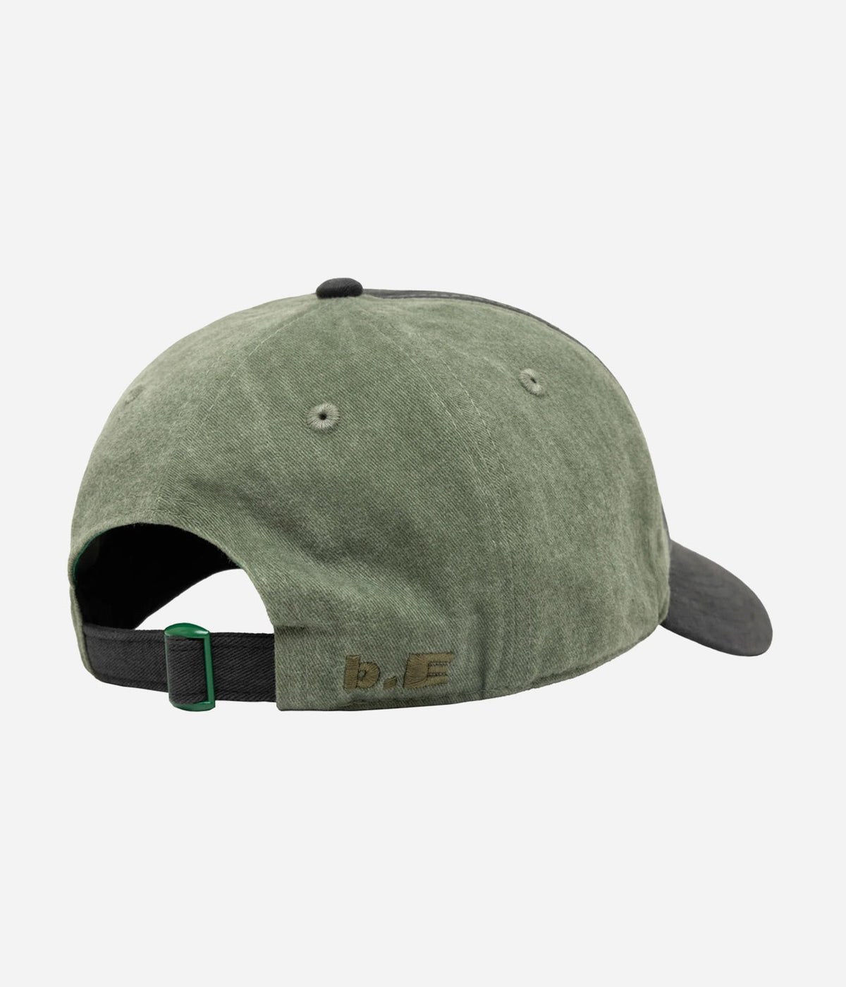 b.Eautiful "Empty Low Profile Hat" Washed Black / Washed Moss - WEAREALLANIMALS