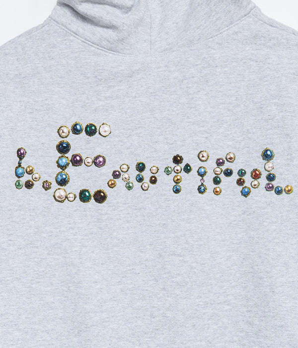 b.Eautiful "Jewel Hoodie" Heather Grey - WEAREALLANIMALS