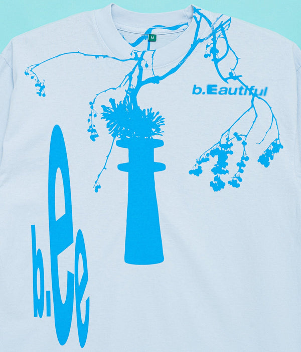 b.Eautiful "Kabin T-Shirt" Light Blue - WEAREALLANIMALS