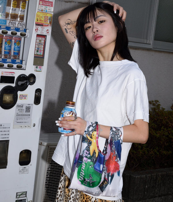 b.Eautiful "Keychains Reusable Bag Mini" White - WEAREALLANIMALS