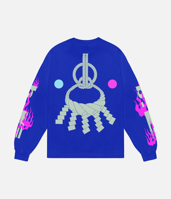 b.Eautiful "Nagano LS Shirt" Cobalt Blue - WEAREALLANIMALS