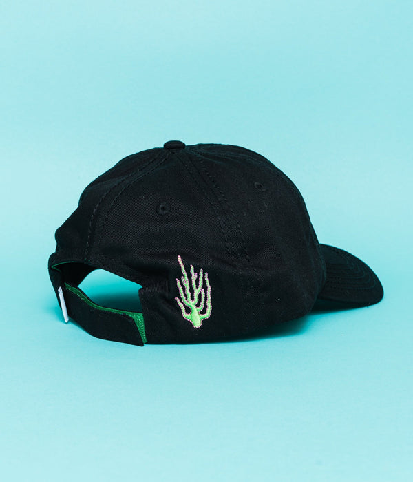 b.Eautiful "Spirit 6 Panel Hat" Black - WEAREALLANIMALS