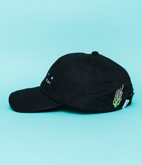 b.Eautiful "Spirit 6 Panel Hat" Black - WEAREALLANIMALS