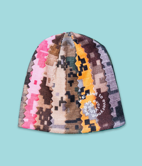 b.Eautiful "Swatch Camo Beanie" Multi - WEAREALLANIMALS