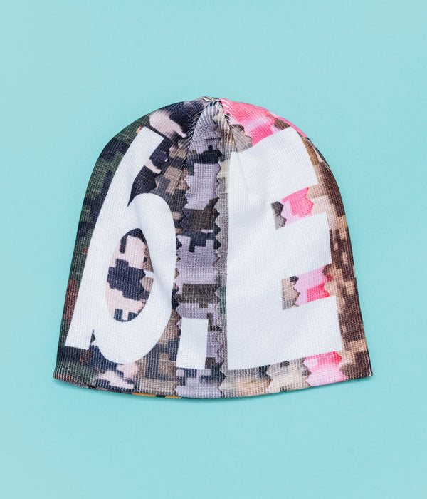 b.Eautiful "Swatch Camo Beanie" Multi - WEAREALLANIMALS