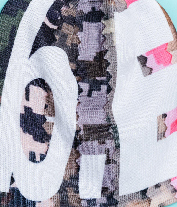 b.Eautiful "Swatch Camo Beanie" Multi - WEAREALLANIMALS