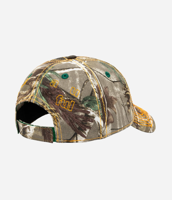 b.Eautiful "Vapor 6 Panel Hat" Brown Real Camo / Orange - WEAREALLANIMALS
