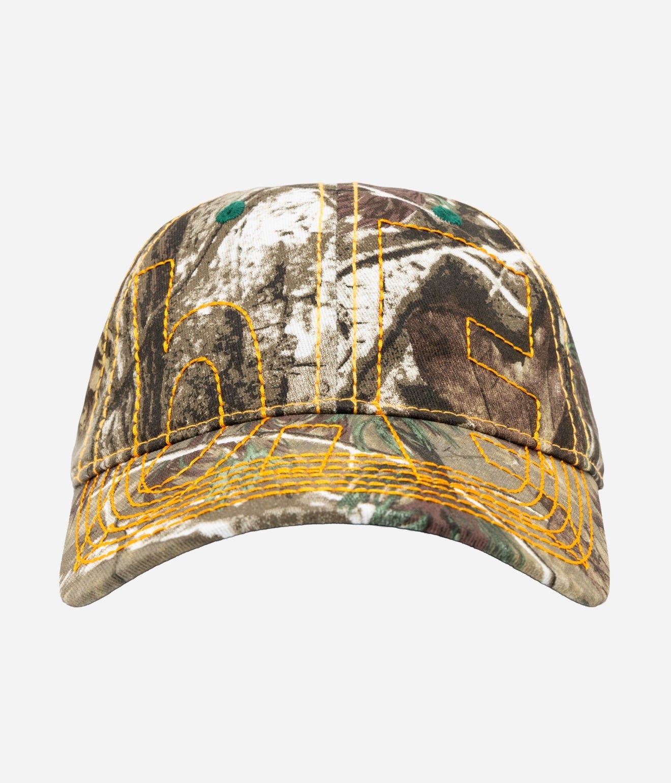 b.Eautiful "Vapor 6 Panel Hat" Brown Real Camo / Orange - WEAREALLANIMALS