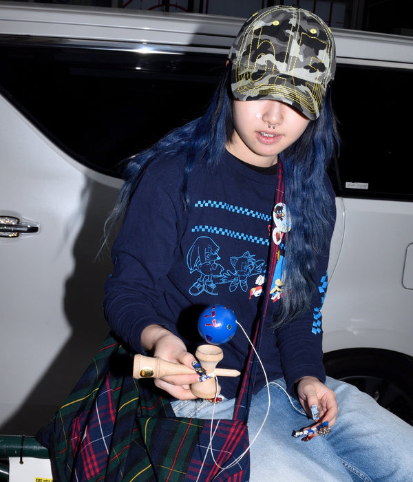 b.Eautiful "Vapor 6 Panel Hat" Dark Grey Camo / Yellow - WEAREALLANIMALS