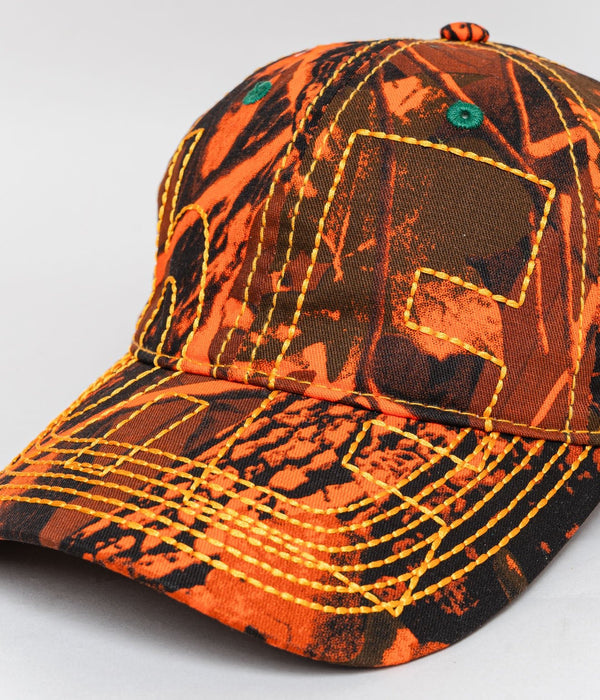 b.Eautiful "Vapor 6 Panel Hat" Fire Camo - WEAREALLANIMALS