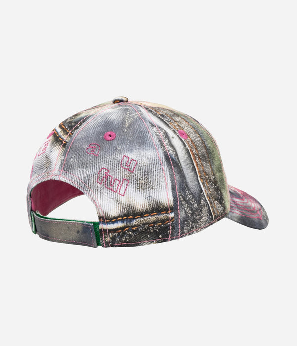 b.Eautiful "Vapor 6 Panel Hat" Star Denim / Pink - WEAREALLANIMALS