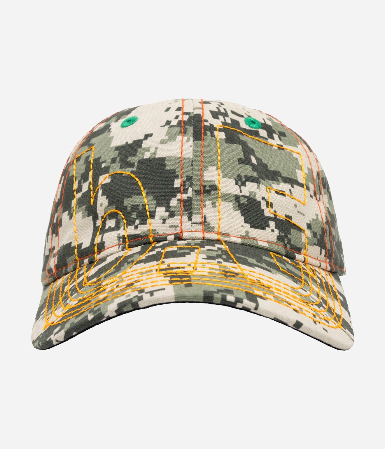 b.Eautiful "Vapor Low Profile Hat" Cala Digicamo / Orange - WEAREALLANIMALS