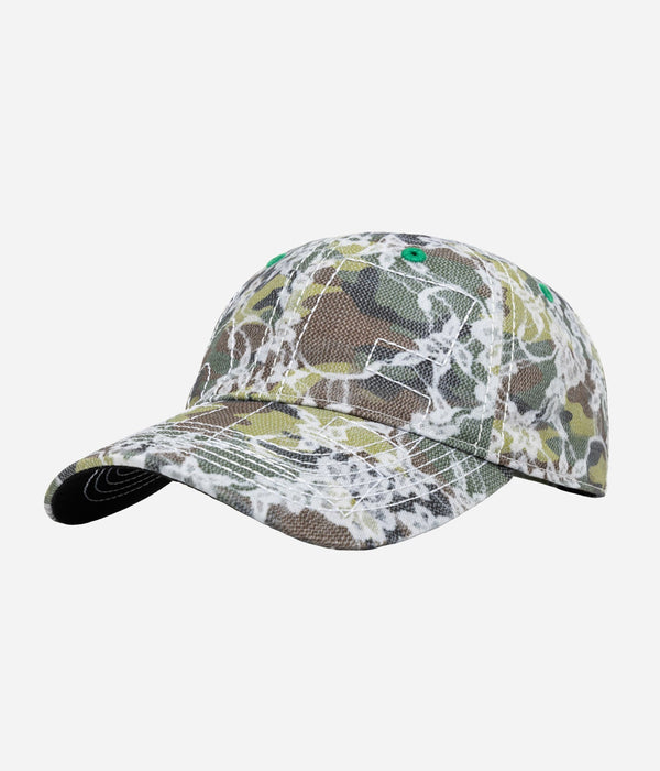 b.Eautiful "Vapor Low Profile Hat" Lace Camo / White - WEAREALLANIMALS