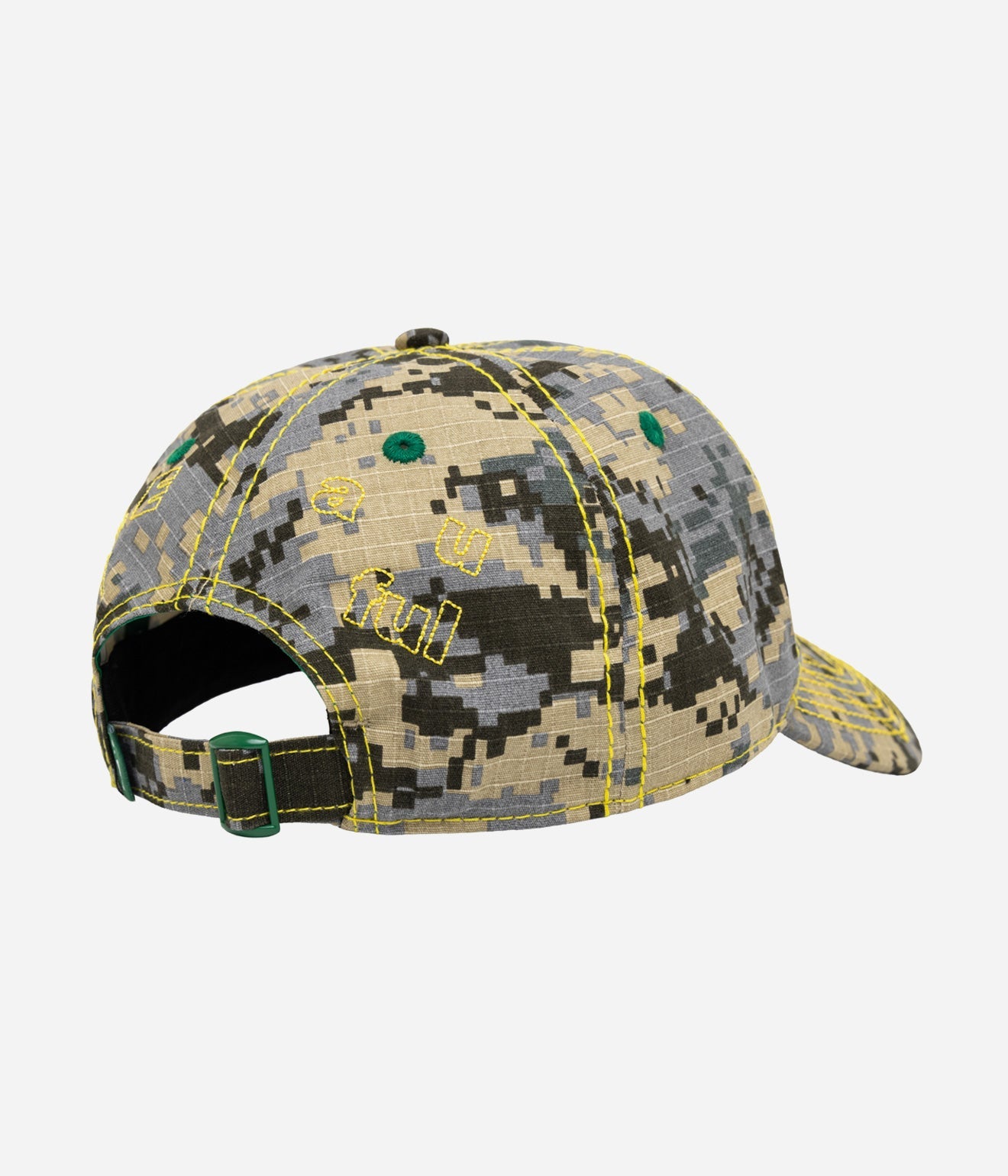 b.Eautiful "Vapor Low Profile Hat" Mojave Digicamo / Yellow - WEAREALLANIMALS
